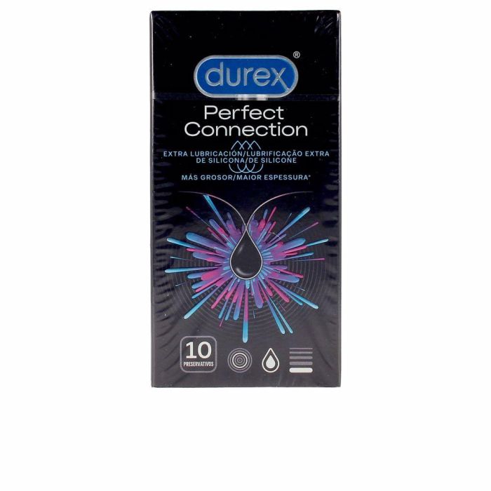 Durex PERFECT CONNECTION Preservativo Extralubricado para Sexo Anal con Extra Lubricación y 10 Unidades 1
