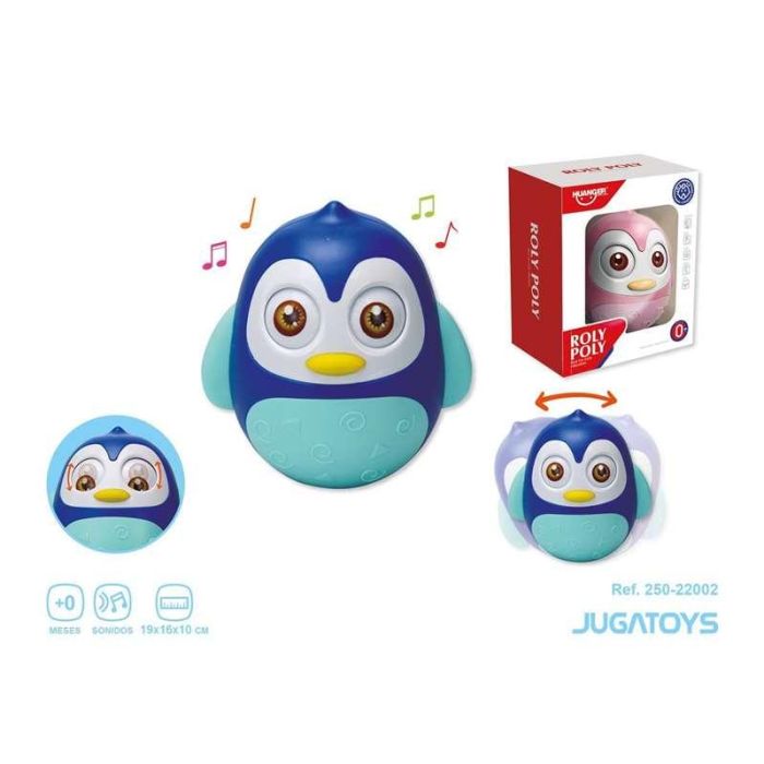 Tentetieso Pingüino con movimiento de ojos 16x10x19cm - Modelos surtidos 2