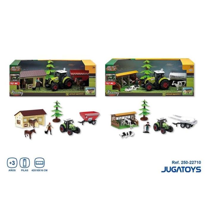 Granja con animales y tractor con luces y sonidos 42x18x16cm - Modelos surtidos 1 Granja con animales y tractor con luces y sonidos 42x18x16cm - Modelos surtidos 1