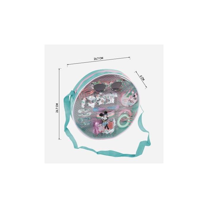 Neceser Con Accesorios Minnie Mouse CD-25-1644 Multicomposición 26 x 26 x 6 cm (19 pcs) 1