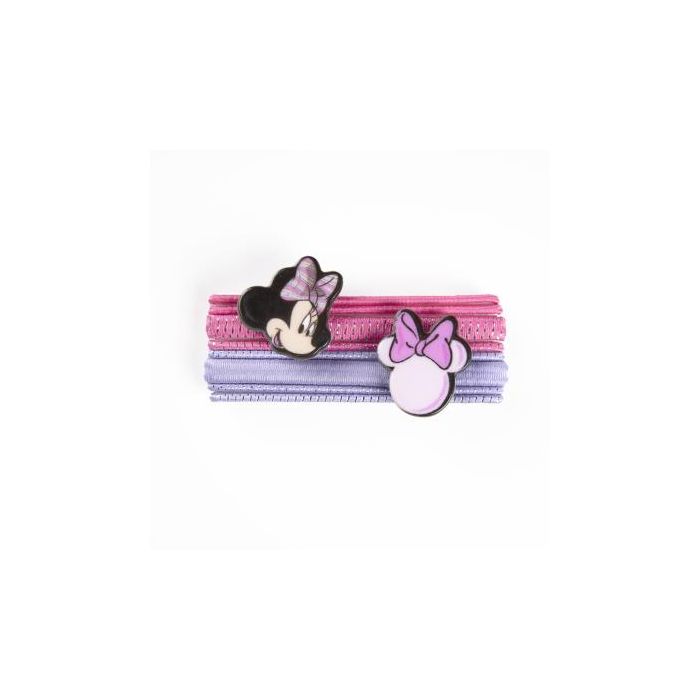 Gomas de Pelo Minnie Mouse 8 Piezas Multicolor 1