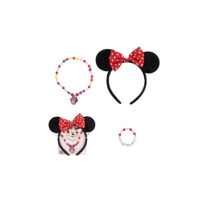 Set de accesorios Minnie Mouse Multicolor 3 Piezas