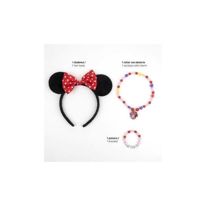 Set de accesorios Minnie Mouse Multicolor 3 Piezas 2