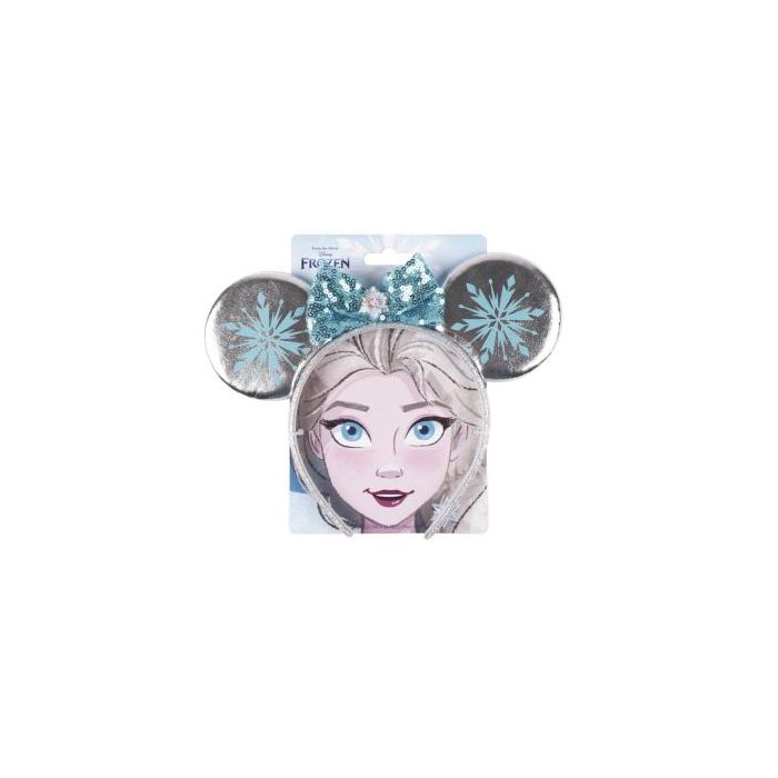 Diadema Princesses Disney Plateado Frozen Orejas