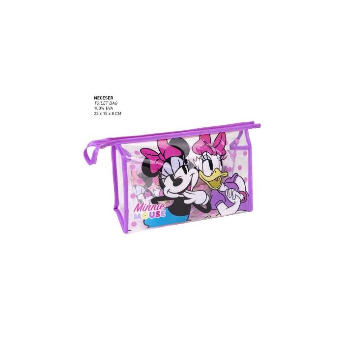 Set de Aseo Infantil para Viaje Minnie Mouse 4 Piezas Rosa 23 x 15 x 8 cm 1