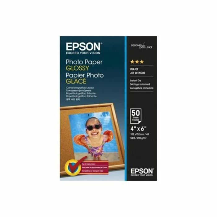 Papel Fotográfico Brillante Epson C13S042547 Brillo (10 x 15 cm) 1