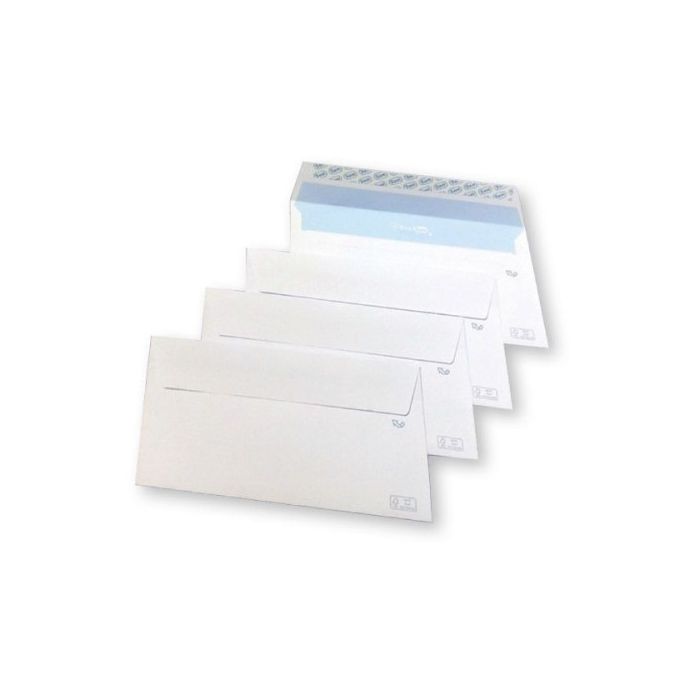 Caja 500 Sobres Ecosam+ 110X220Mm Papel Fsc 105Gr Tira Silicona Apertura Facil Sam 249120