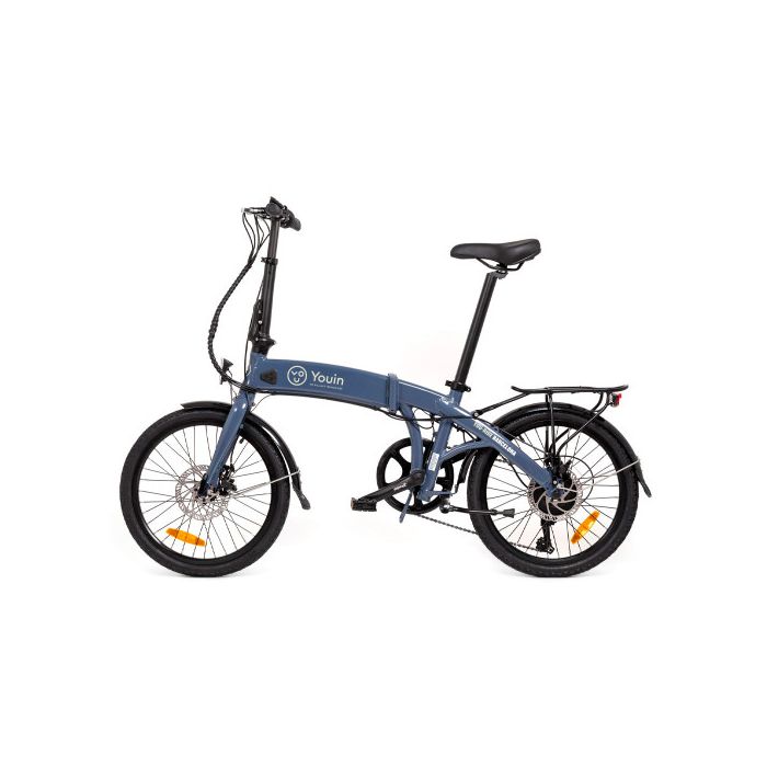 Bicicleta Eléctrica Youin BK1300 250 W 25 km/h Gris Azul 20" 4