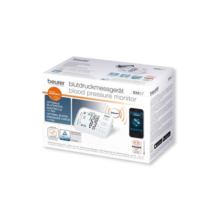 Tensiómetro De Brazo Con Bluetooth Beurer Bm-57 1 Tensiómetro De Brazo Con Bluetooth Beurer Bm-57 1