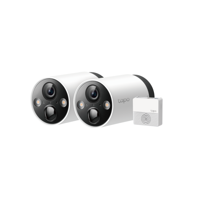 TP-LINK Smart Wire-Free Security Camera, 2 Camera System TAPO C420S2