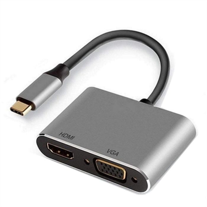 Adaptador USB a VGA/HDMI Ewent EW9700