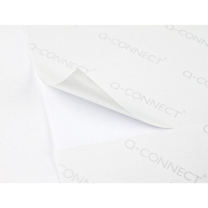 Etiqueta Adhesiva Q-Connect Kf10638 Tamaño 52,5x21,2 mm Fotocopiadora Laser Ink-Jet Caja Con 100 Hojas Din A4 5