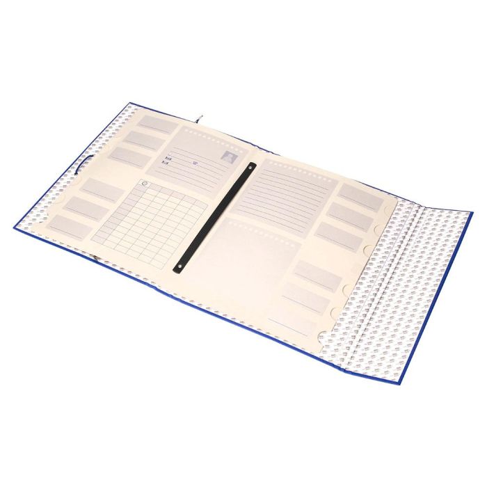 Carpeta Clasificadora Liderpapel 12 Departamentos Folio Prolongado Carton Forrado Azul 4