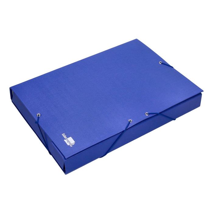 Carpeta Proyectos Liderpapel Folio Lomo 50 mm Carton Forradoazul 6