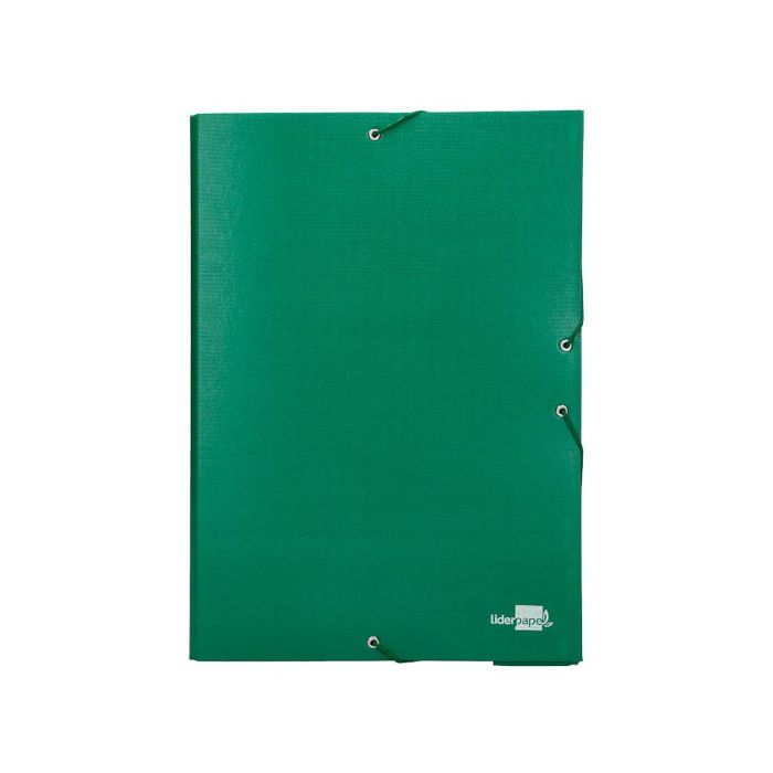 Carpeta Proyectos Liderpapel Folio Lomo 70 mm Carton Forradoverde 1