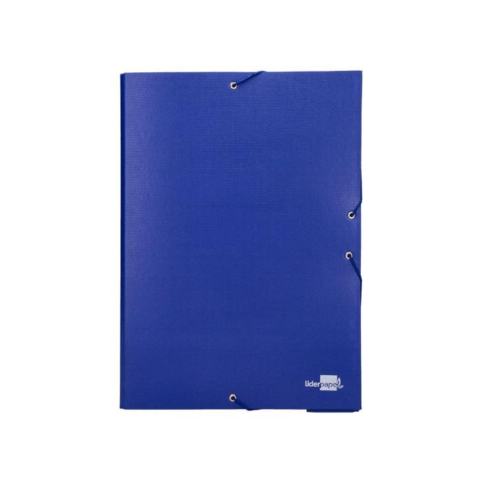 Carpeta Proyectos Liderpapel Folio Lomo 90 mm Carton Forrado Azul 1