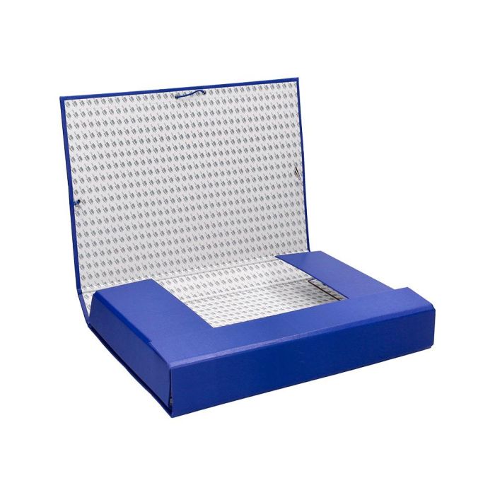 Carpeta Proyectos Liderpapel Folio Lomo 90 mm Carton Forrado Azul 5