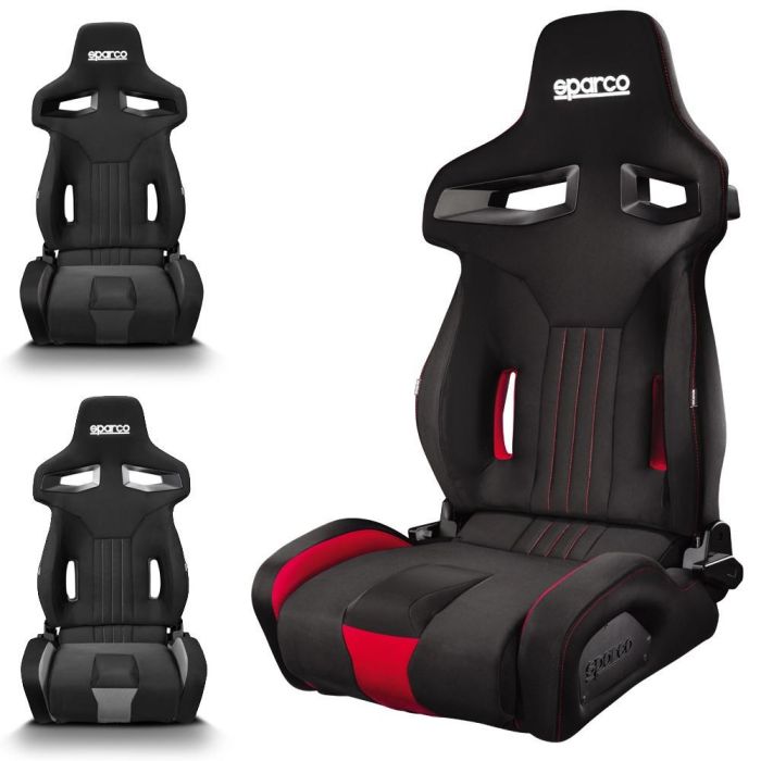 Asiento R333 Negro-Rojo S009011NRRS