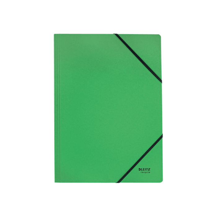 Carpeta de Carton con Gomas y sin Solapas A4 Recycle 100% Verde Leitz 39080055