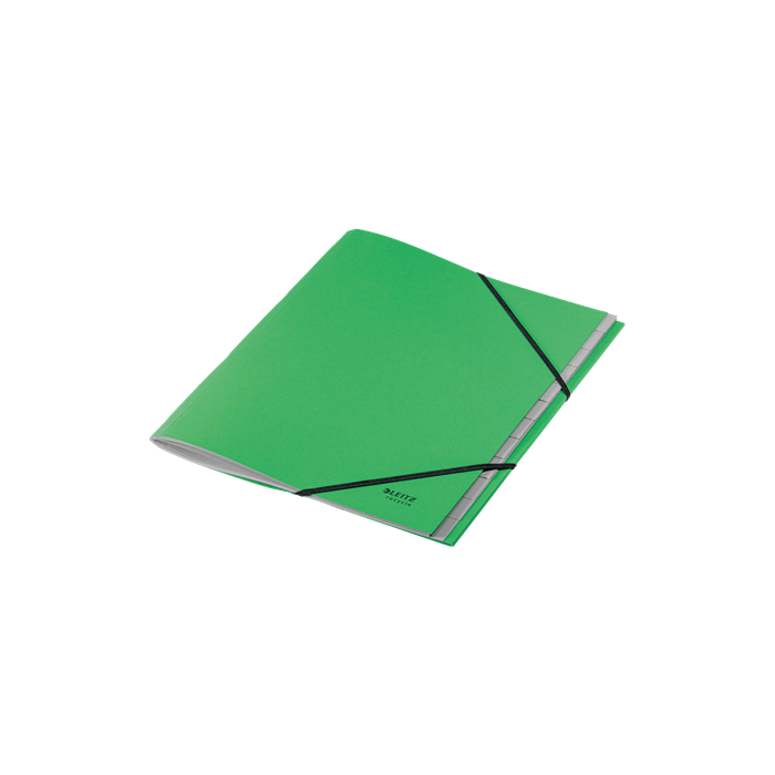 Carpeta Clasificadora de Carton 12 Posiciones A4 Recycle 100% Verde Leitz 39150055 1