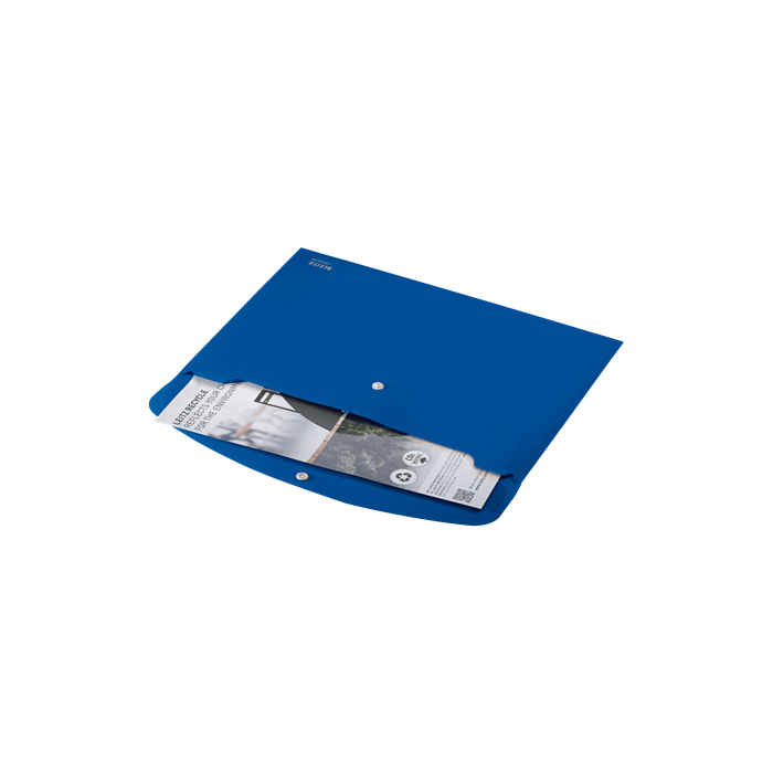 Sobres Polipropileno Opaco A4 con Broche Boton Recycle Azul Leitz 46780035 2