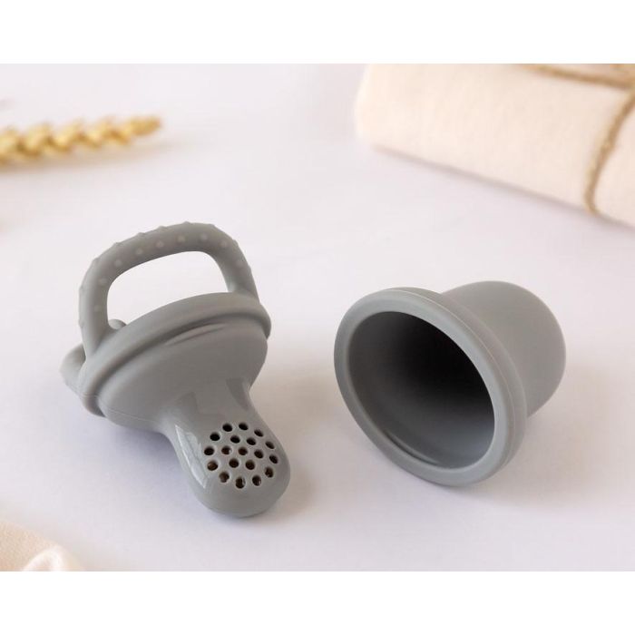 KioKids Alimentador Bebé Silicona para Introducción Alimentos Sólidos Frutas Verduras Sin Peligro de Ahogamiento +6 Meses Gris 0 KioKids Alimentador Bebé Silicona para Introducción Alimentos Sólidos Frutas Verduras Sin Peligro de Ahogamiento +6 Meses Gris 0