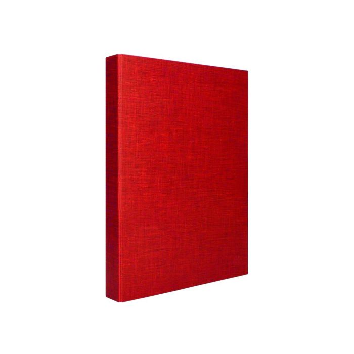 Carpeta De 4 Anillas 40 mm Mixtas Liderpapel Folio Carton Forrado Paper Coat Roja 1