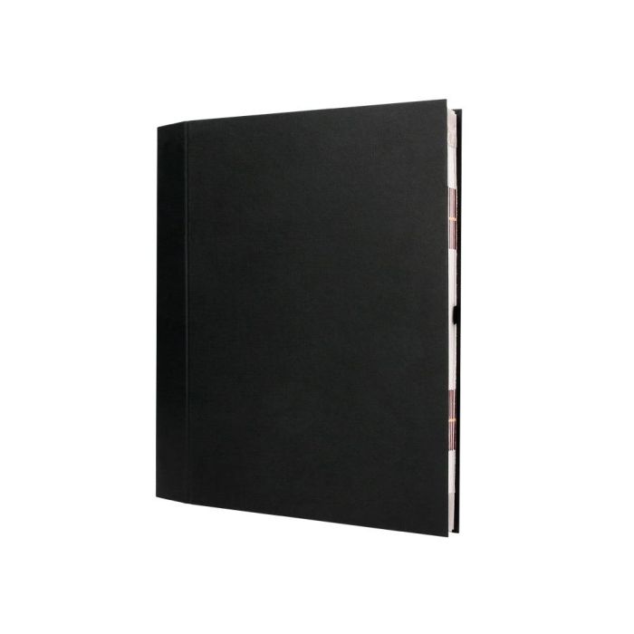 Carpeta Fuelle Liderpapel Folio Carton Forrado Negra 2