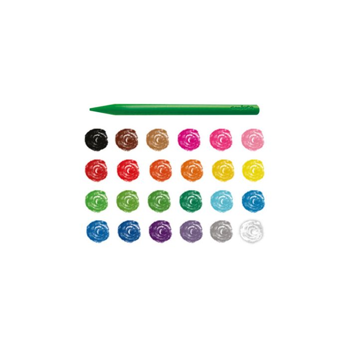 Caja 24 Plasticeras Colores Surtidos Carioca 42880 1