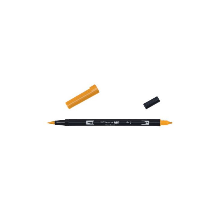 Rotulador Doble Punta Pincel Dual Brush-946 - Color Gold Ochre. Tombow ABT-946