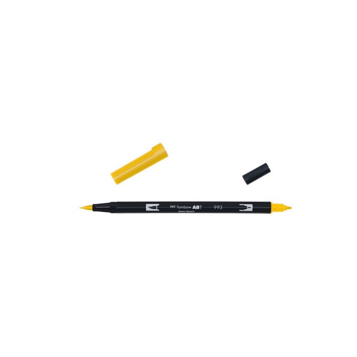 Rotulador Doble Punta Pincel Dual Brush-993 - Color Chrome Orange. Tombow ABT-993