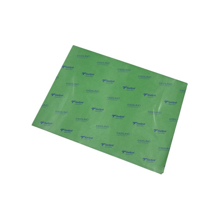 Sadipal papel de seda bolsa 26 hojas fsc 50x75cm verde fuerte
