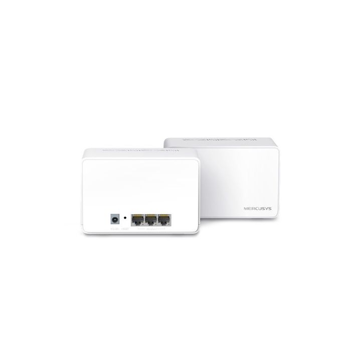 Mercusys Halo H80X(2-pack) Doble banda (2,4 GHz / 5 GHz) Wi-Fi 6 (802.11ax) Blanco 3 Interno 1
