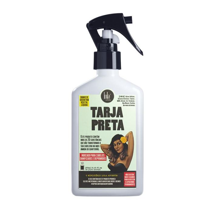 Tarja Preta - Queratina Vegetal - Spray 250 mL Lola Cosmetics