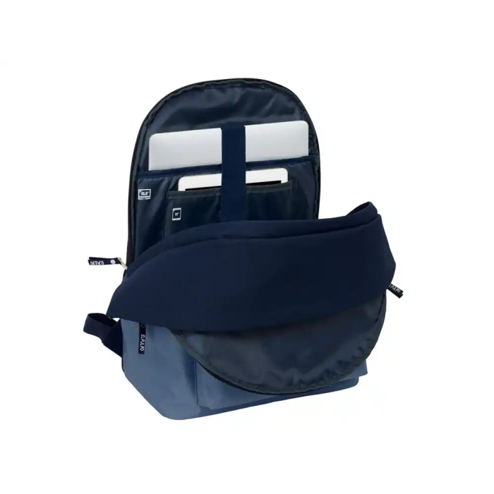 Safta Mochila Doble El Pulpo para Portátil 15,6" con USB, Azul, 31x44x18 cm 4