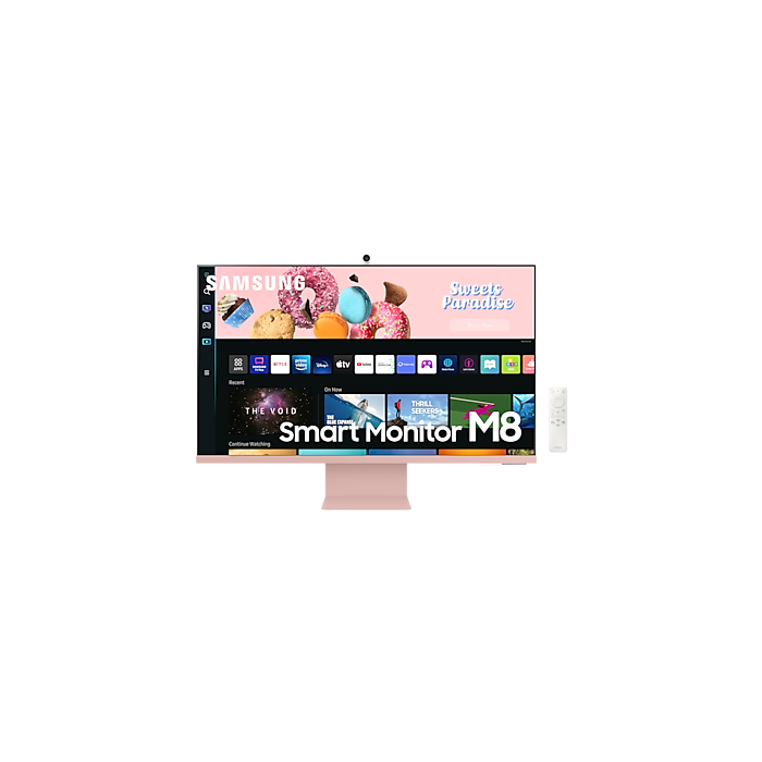 Samsung S32BM80PUU 81,3 cm (32") 3840 x 2160 Pixeles 4K Ultra HD Rosa, Blanco Samsung S32BM80PUU 81,3 cm (32") 3840 x 2160 Pixeles 4K Ultra HD Rosa, Blanco