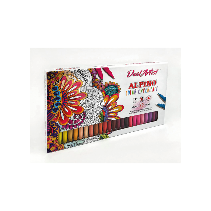 Set de Rotuladores Alpino Dual Artist Multicolor (72 Piezas) 1