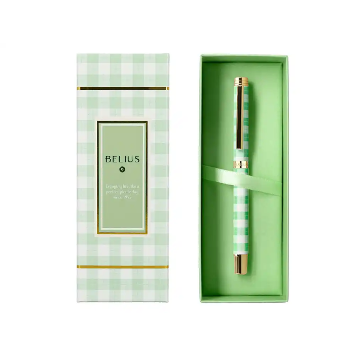 Belius Picnic Roller aluminio color verde dorado tinta negra 0.7 mm 5