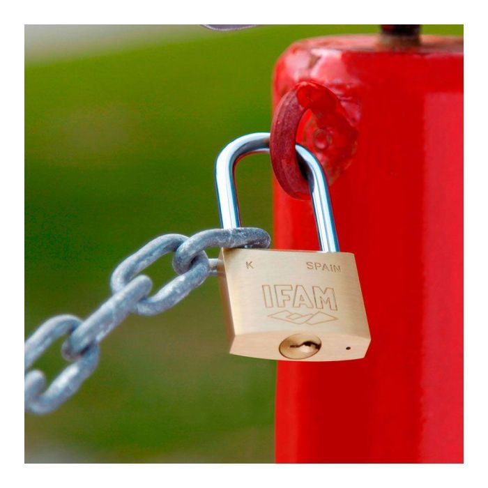 Ifam Candado K40 Latón 40mm con 2 Llaves Arco Normal Ifam Candado K40 Latón 40mm con 2 Llaves Arco Normal