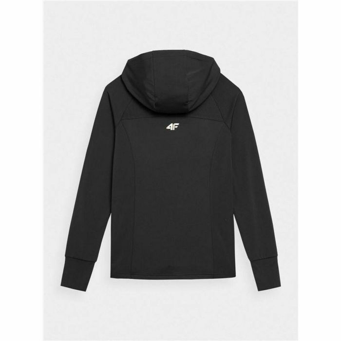 Sudadera con Capucha Mujer 4F BLDF010 Negro M 2