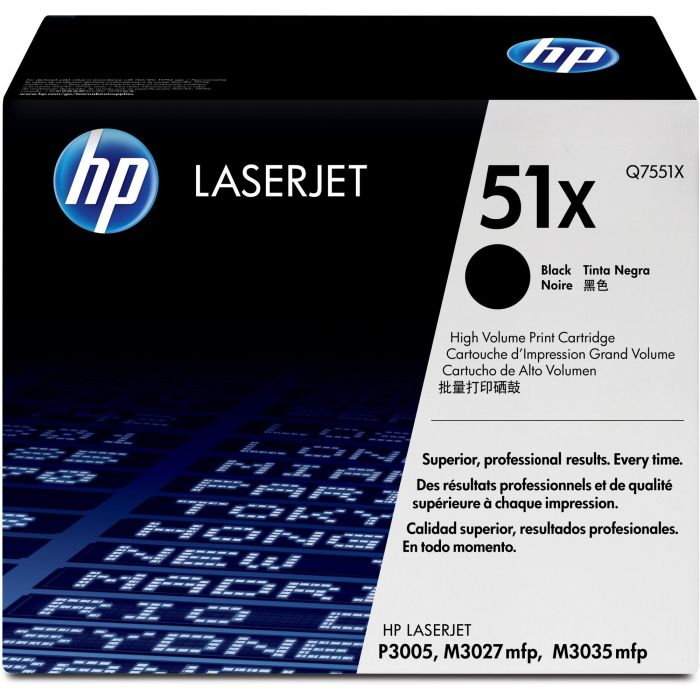 HP Q7551X Cartucho de Tinta Original Negro XL