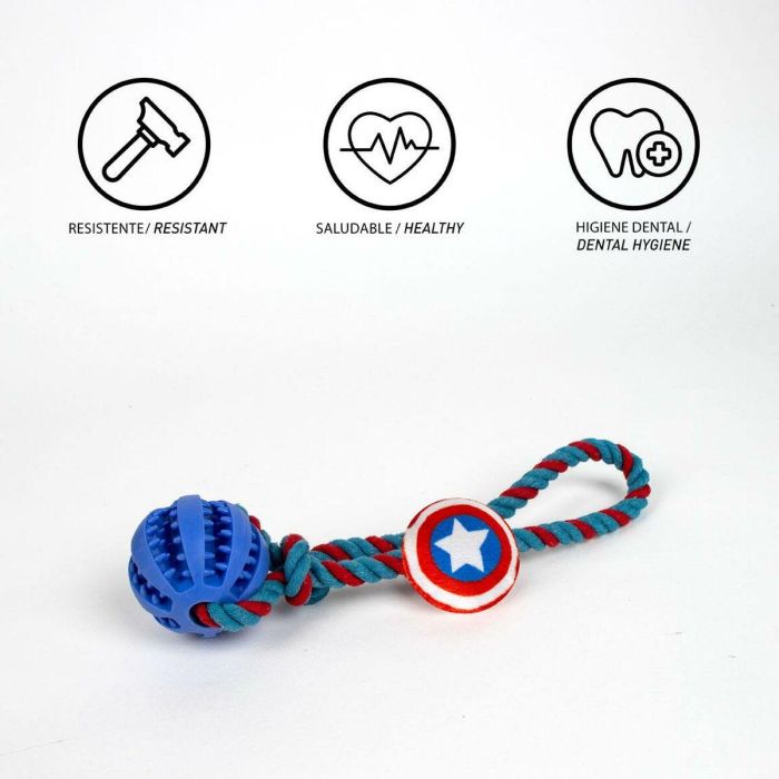 Juguete para perros The Avengers Azul 10 x 30 x 7 cm 3 Juguete para perros The Avengers Azul 10 x 30 x 7 cm 3