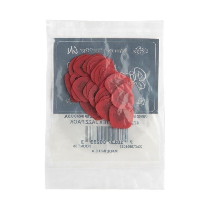 DUNLOP Pack 36 Púas Tortex Jazz I Red - Light 3 DUNLOP Pack 36 Púas Tortex Jazz I Red - Light 3