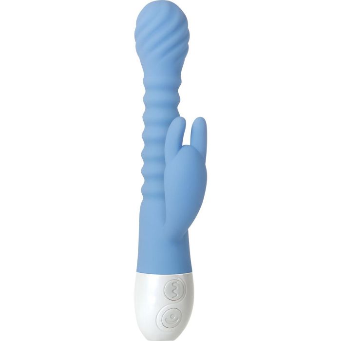 Vibrador Punto G Evolved Bunny Azul 7 Vibrador Punto G Evolved Bunny Azul 7