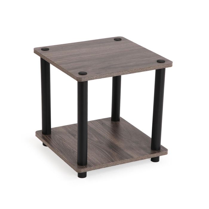 Estanteria 2 Alturas Gris Versa 40X41CM 0 Estanteria 2 Alturas Gris Versa 40X41CM 0