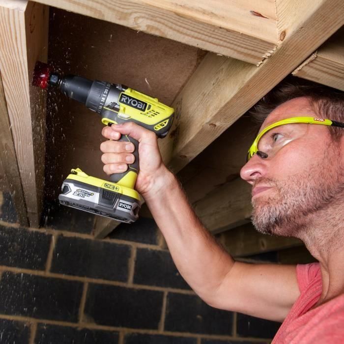 Taladro / destornillador inalámbrico RYOBI - 18V 2Ah 4 Taladro / destornillador inalámbrico RYOBI - 18V 2Ah 4