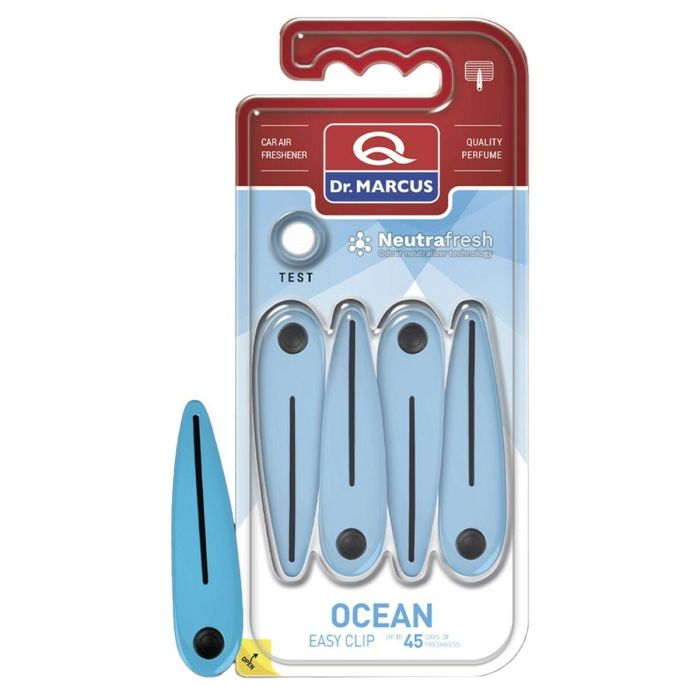 Ambientador para Coche Dr Marcus EASY CLIP OCEAN BRAVE Océano Plástico