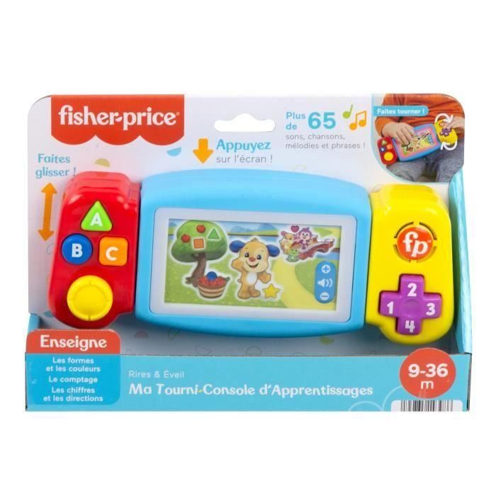 FisherPrice - Consola de aprendizaje de Tourni - Bajo de la edad del despertar - 9 meses y + 1 FisherPrice - Consola de aprendizaje de Tourni - Bajo de la edad del despertar - 9 meses y + 1