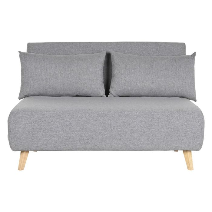 Sofa Cama Urban DKD Home Decor Gris Claro Natural 91 x 78 x 120 cm