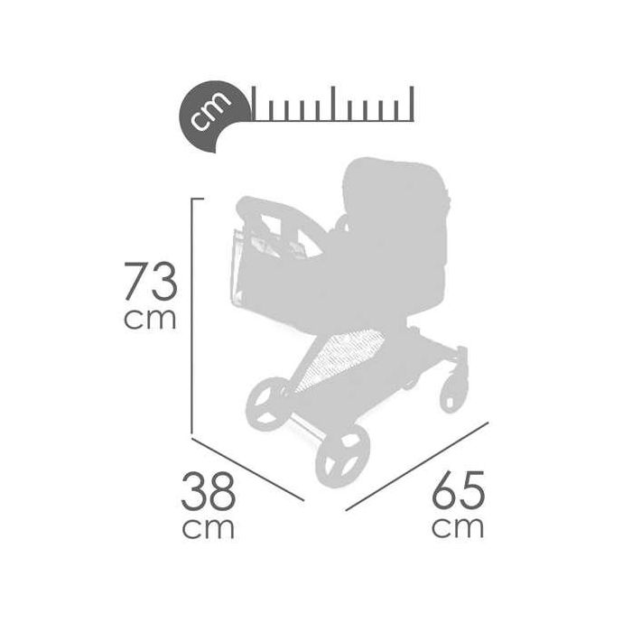 Coche de muñeca 3x1 plegable cityx para muñecas de hasta 50 cm 38x65x73 cm 7 Coche de muñeca 3x1 plegable cityx para muñecas de hasta 50 cm 38x65x73 cm 7